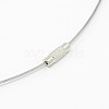 201 Stainless Steel Wire Necklace Cord TWIR-SW001-5-2