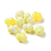 Two Tone Opaque Acrylic Beads OACR-P013-31B-1