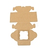 Square Kraft Paper Candy Boxes CON-WH0081-25-3