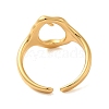 304 Stainless Steel Open Cuff Rings RJEW-K261-01D-G-3