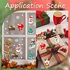 84Pcs 7 Styles Christmas Theme PVC Cabochons FIND-SC0011-36-5