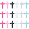 30Pcs 6 Colors Religion Opaque Resin Pendants RESI-CJ0003-46-1