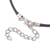 Glass Seed Beads & Polymer Clay & Evil Eye Lampwork Snowflake Pendant Necklaces NJEW-MZ00102-05-5