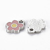 Rack Plating Alloy Enamel Charms ENAM-N053-49-RS-2