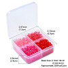 1200Pcs 4 Colors Transparent Acrylic Beads TACR-YW0002-45-3