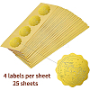 Self Adhesive Gold Foil Embossed Stickers DIY-WH0211-193-3