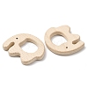 Natural Beech Wood Linking Rings WOOD-I017-07-2