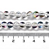 Synthetic Moonstone Beads Strands G-P528-J01-08-4