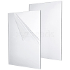 2 Sheets Rectangle Acrylic Sheet AJEW-BC0011-38A-1