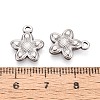 304 Stainless Steel Pendants STAS-N123-08P-3