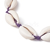 6Pcs 6 Color Natural Cowrie Shell Beaded Necklaces Set for Women NJEW-JN04590-5