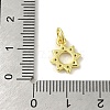 Brass Micro Pave Cubic Zirconia Charms KK-M283-23B-01-3