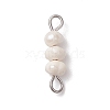 Natural Cultured Freshwater Pearl Potato Beaded Links PALLOY-JF04645-02-3