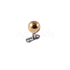 Stainless Steel Round Ball Dermal Anchor Base/Top for Women Men WGB1D88-06-1