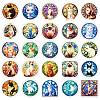 Vintage Style 50Pcs PVC Adhesive Waterproof Stickers PW-WGF1887-01-3