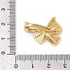 Brass Micro Pave Clear Cubic Zirconia Fold Over Clasps KK-G505-30G-3