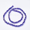 Electroplate Glass Beads Strands EGLA-D020-3x2mm-67-2