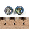 Transparent Electroplate Glass Beads EGLA-N002-31-G07-3