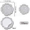 CRASPIRE Adhesive Wax Seal Stickers DIY-CP0009-53B-08-2