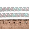 Transparent Glass Imitation Cat Eye Beads Strands GLAA-Q110-01B-11-4