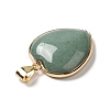 Natural Green Aventurine Pendants G-K335-04G-13-4