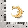 Brass with White Enamel Pendants KK-CBAA632-08G-3