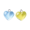DIY 30Pairs Heart Resin Earrings Kits DIY-LS0001-03-2