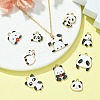 10Pcs 10 Style Alloy Enamel Pendants ENAM-YW0003-69-5