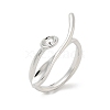 Brass Cup Peg Open Cuff Ring Settings LS-KK-G518-10P-02-1