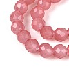 Imitation Jade Glass Beads Strands GLAA-T028-4mm-11B-3