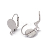 Tarnish Resistant 304 Stainless Steel Leverback Earring Findings STAS-G291-06P-2