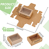 Foldable Paper Drawer Boxes with Clear Plastic Cover CON-WH0095-68B-01-2