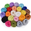 24 Colors Needle Felting Wool DOLL-PW0002-033B-1
