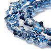 Transparent Glass Beads Strand GLAA-F112-02H-4