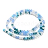 Glass Beads Strands EGLA-A034-M4mm-12-3