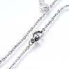 304 Stainless Steel Pendant Necklaces NJEW-L147-02P-4