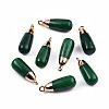 Natural Agate Pendants G-N326-135-02-2