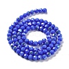 Opaque Glass Beads Strands EGLA-A035-P6mm-L07-2