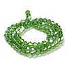 Transparent Electroplate Glass Beads Strands LS-GLAA-F029-3mm-A03-2