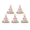 Alloy Enamel Pendants ENAM-Q446-005B-RS-1