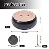 Wood Round Furniture Legs FIND-WH0199-412A-2