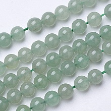 Natural Green Aventurine Beads Strands G-D855-09-10mm