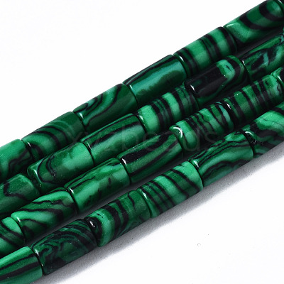 Synthetic Malachite Beads Strands G-S366-075-1
