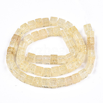 Crackle Glass Beads GLAA-S192-005B-1