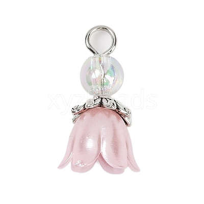 ABS Plastic Pearl with Acrylic Pendants PALLOY-JF03603-1