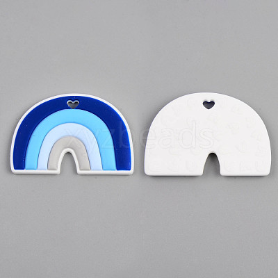 Food Grade Eco-Friendly Silicone Big Pendants SIL-N002-07C-1