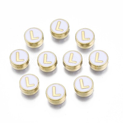 Alloy Enamel Beads ENAM-N052-006-01L-RS-1