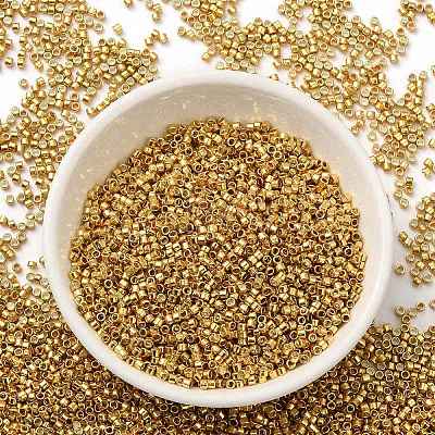 Electroplate Glass Seed Beads X-SEED-S042-01B-12-1