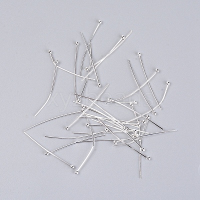 Brass Ball Head Pins KK-WH0043-03D-02-1