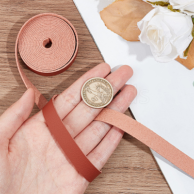 2M Flat Microfiber Imitation Leather Cord FIND-WH0420-75A-02-1